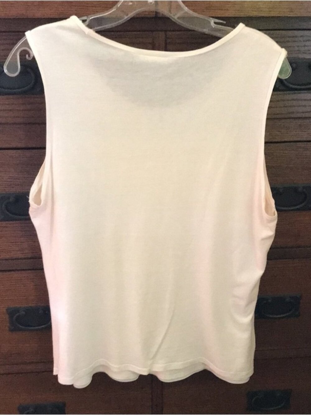 White Sheer layered Ruffle front Spring Summer - Picture 2 of 4